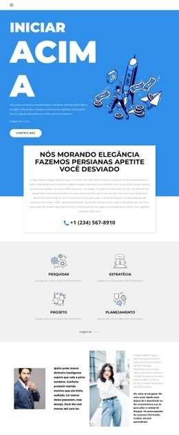 Design De Site Premium Para Um Olhar Fresco