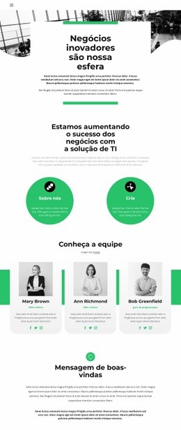 Um Novo Olhar Sobre Os Negócios - Modelos De Sites Responsivos