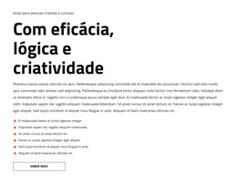 Texto E Lista – Site Responsivo