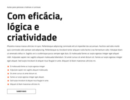 Texto E Lista - Tema WordPress Personalizado