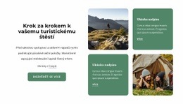 Návrh Webových Stránek Pro Pěší Turistika A Štěstí