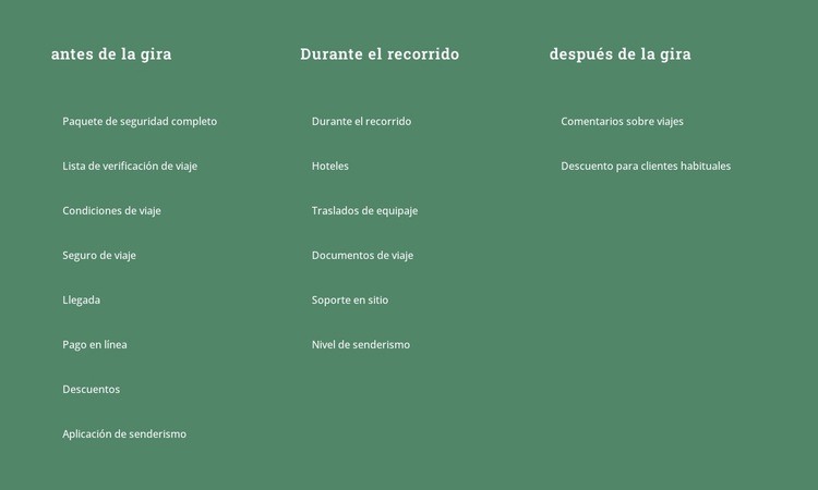 Texto sobre fondo de color Diseño de páginas web