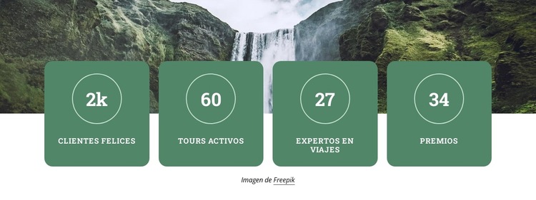 Paquetes de trekking y aventura Plantilla de sitio web