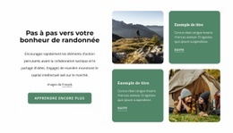 Conception De Site Web Pour Randonnée Et Bonheur