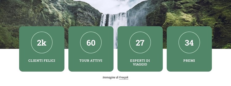 Pacchetti trekking e avventura Modello HTML