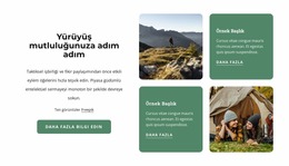 Yürüyüş Ve Mutluluk - Premium Joomla Şablonu