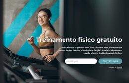 Planos De Exercícios Personalizados - Modelo De Site Comercial Premium