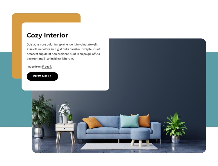 Interior design research studio Website Builder Software