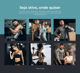 Combine Suas Atividades Esportivas Favoritas - Design De Site Responsivo