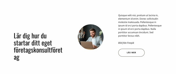 Hur du startar din konsultfirma HTML-mall