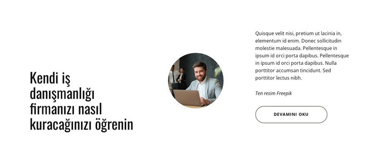 Danışmanlık firmanıza nasıl başlanır HTML5 Şablonu