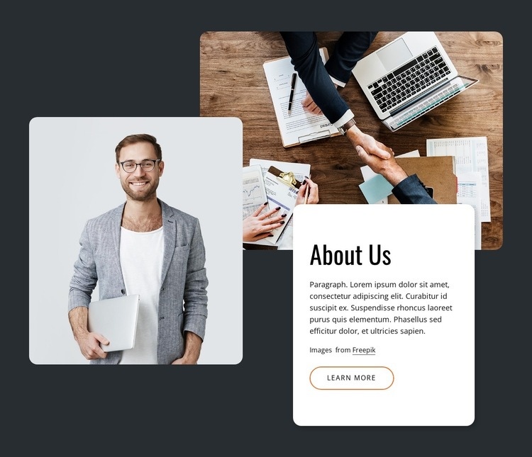 About branding studio Homepage Design