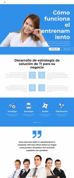 Curso De Aprendizaje Rápido: Página De Destino Lista Para Usar