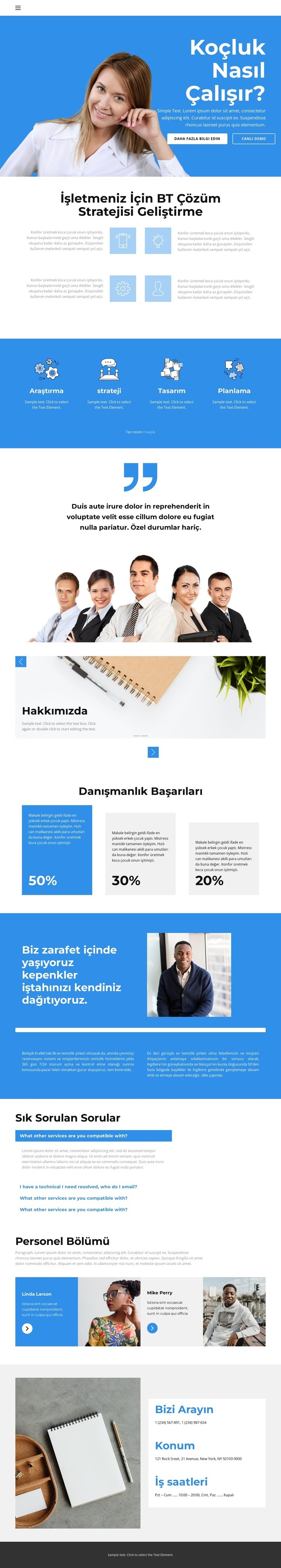 Hızlı Öğrenme Kursu Web Sitesi Mockup'ı