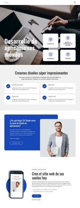 Empresa De Desarrollo De Aplicaciones Móviles: Creador De Sitios Web Fácil De Usar