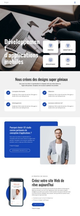 Société De Développement D'Applications Mobiles Concepteurs De Sites Web