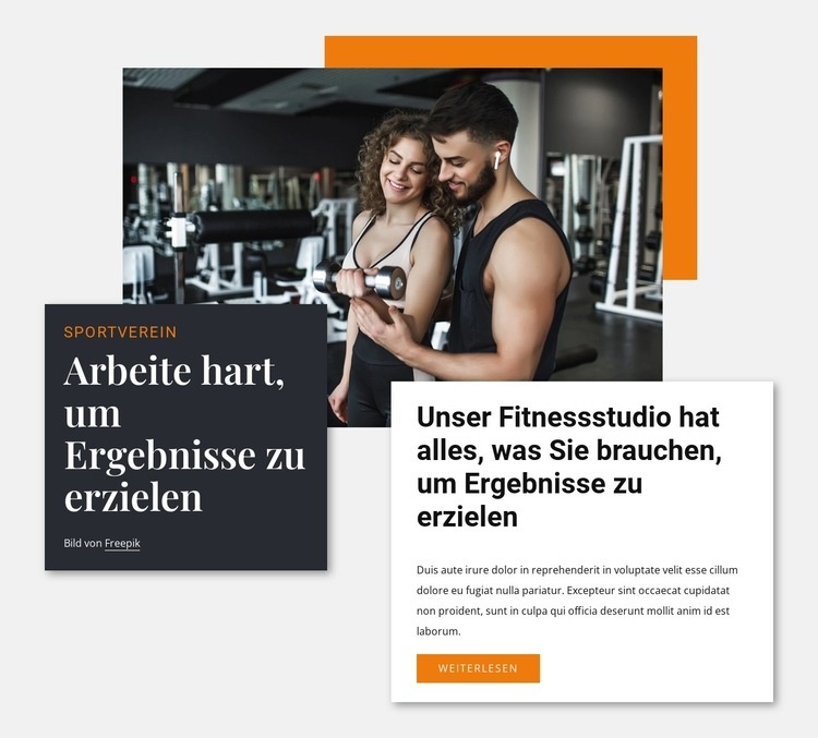 Arbeite hart, um gut zu werden HTML5-Vorlage