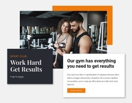 Premium Homepage Design For Work Hard To Get Good