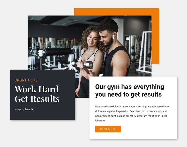 Work hard to get good HTML Template