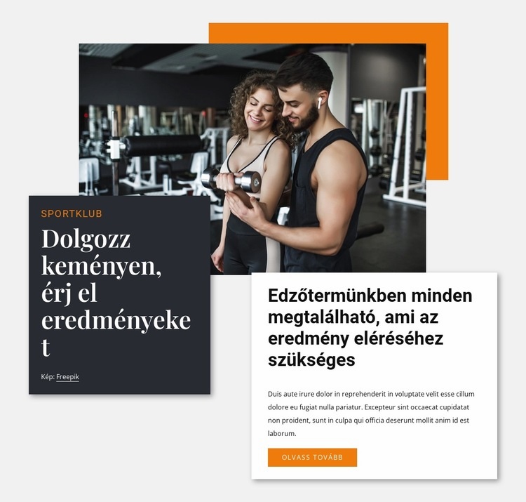 Dolgozz keményen, hogy jó legyen Weboldal sablon