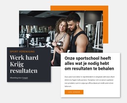 Hard Werken Om Goed Te Worden - HTML-Sjabloon Downloaden