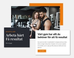 Jobba Hårt För Att Bli Bra - HTML-Webbplatsmall