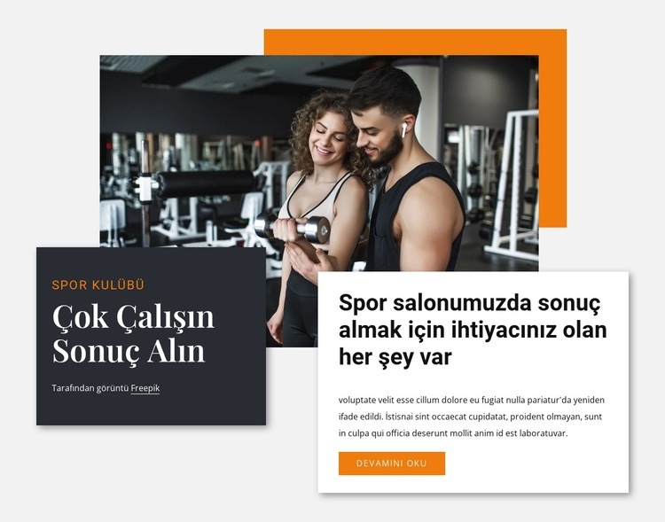 İyi olmak için çok çalışın Web Sitesi Oluşturucu Şablonları