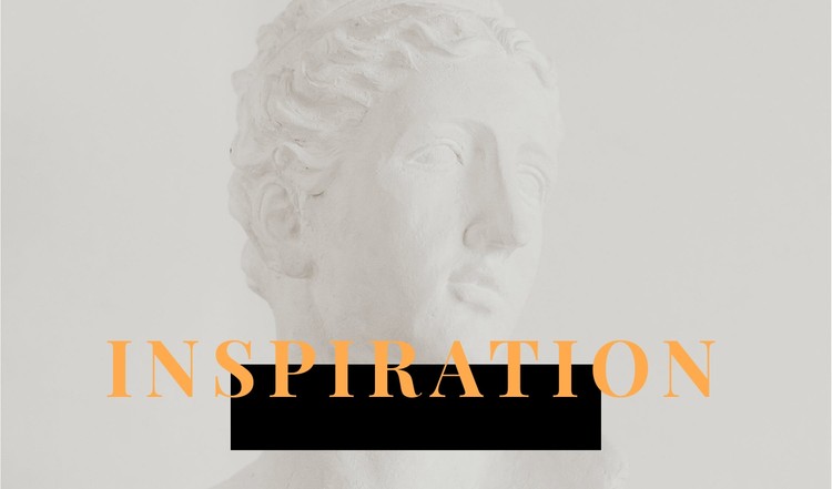Inspiration in art CSS Template