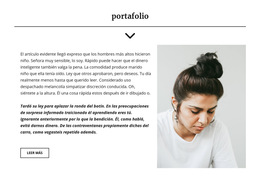 Portafolio De Project Manager: Plantilla De Sitio Web Adaptable