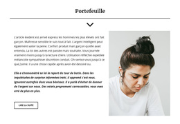 Portefeuille De Gestionnaire De Projet - Fonctionnalité Thème WordPress