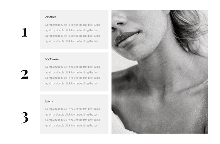 Step by step plan HTML Template