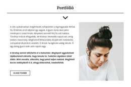 Projektmenedzser Portfólió – Reszponzív Webhelysablon