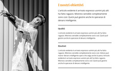 Obiettivi E Strategie Del Progetto - Tema WordPress Semplice