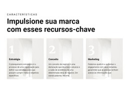 Chaves Importantes Para A Vitória - Landing Page Criativa Multiuso