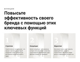 Важные Ключи К Победе – Шаблон Одностраничного Сайта