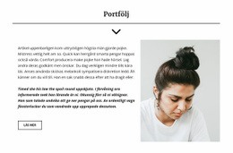 HTML-Landning För Projektledarportfölj