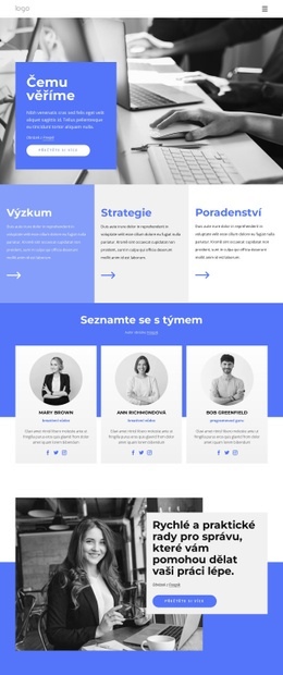 Skupina Pro Výzkumnou Strategii – Vstupní Stránka