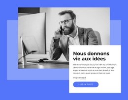 Nous Donnons Vie Aux Idées Conception De Site Web