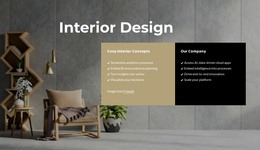 Stories about interior - HTML Template by Nicepage
