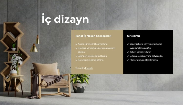 iç mekan hakkında hikayeler CSS Şablonu