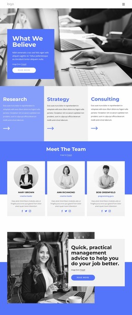 Research Strategy Group - Free Download WordPress Page Builder