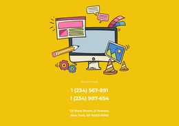 Kontakte Zu Freiberuflichen Illustratoren - Responsive Joomla-Vorlage