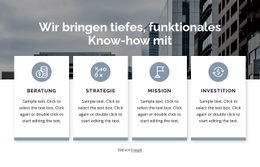 Mehrzweck-Website-Builder Für Beratungsbranche