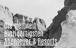 Einzigartige Unzugängliche Orte - Vielseitiges Website-Modell