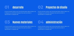 Plantilla CSS Para Cuatro Direcciones Permanentes