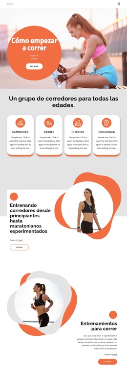 El Club De Corredores Más Amigable - Tema Responsivo De WordPress