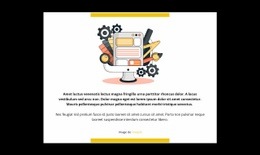 Modèle De Page De Destination Pour Illustrations Individuelles