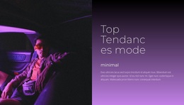 Le Violet Est Top - Modèle WordPress