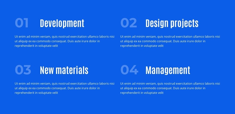 Four Permanent Directions HTML5 Template