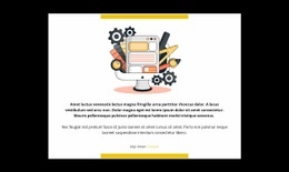 Egyedi Illusztrációk - HTML Weboldal Sablon